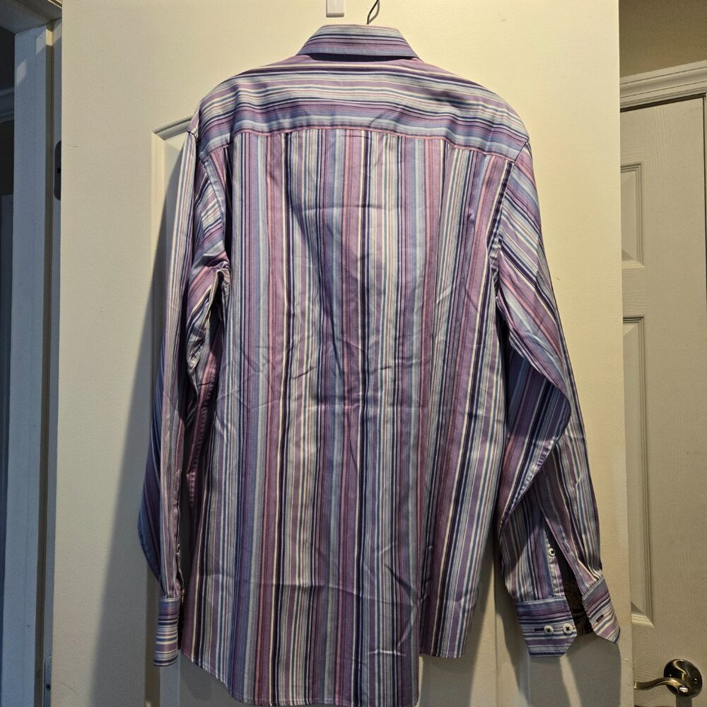 MENS BUGATCHI DRESS SHIRT - Picture 3 of 5